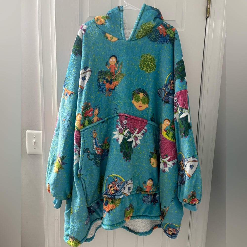 Rick and Morty Oodie (blanket hoodie)